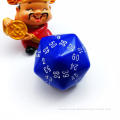 Bescon Polyhedral Dice 60-sided Gaming Dice, D60 die, D60 dice, 60 Sides Dice, 60 Sided Cube Assorted Colors